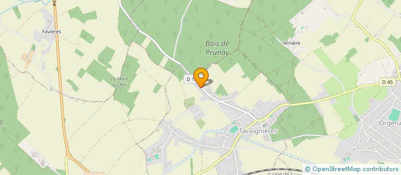 localisation de l'entreprise MADAME VALERIE GERARD  TACOIGNIERES