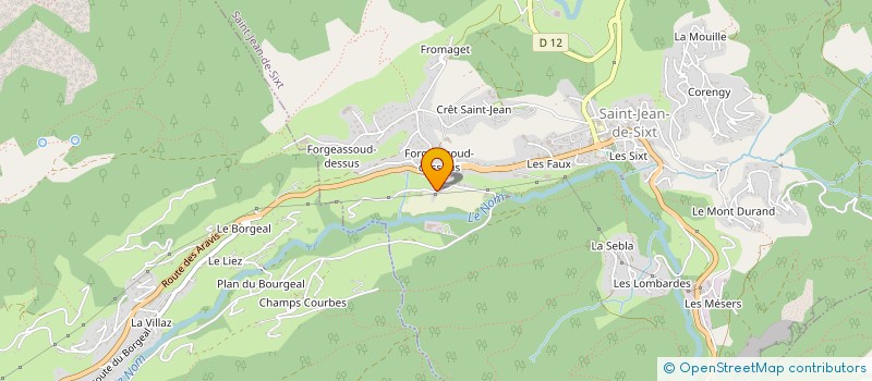 localisation de l'entreprise MADAME VALERIE GERMAIN  SAINT-JEAN-DE-SIXT