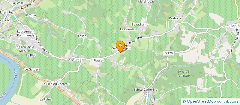 localisation de l'entreprise MADAME VALERIE GERMAIN  LANGOIRAN