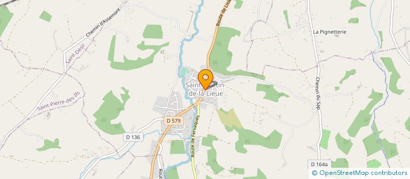 localisation de l'entreprise MADAME VALERIE GERU  SAINT-MARTIN-DE-LA-LIEUE