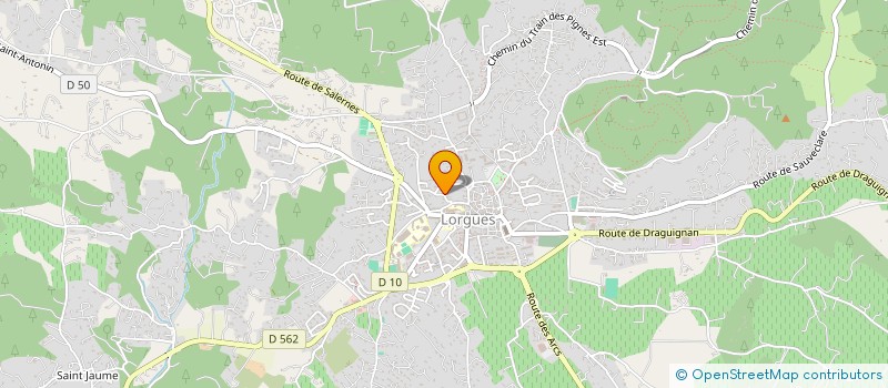 localisation de l'entreprise MADAME VALERIE GERVAIS  LORGUES