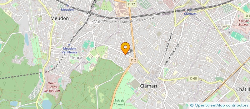localisation de l'entreprise MADAME VALERIE GERVASI à CLAMART