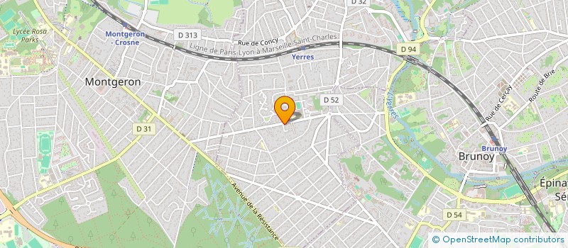 localisation de l'entreprise MADAME VALERIE GESU  YERRES