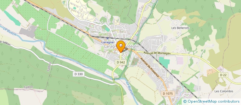 localisation de l'entreprise MADAME VALERIE GETTO à LARAGNE-MONTEGLIN
