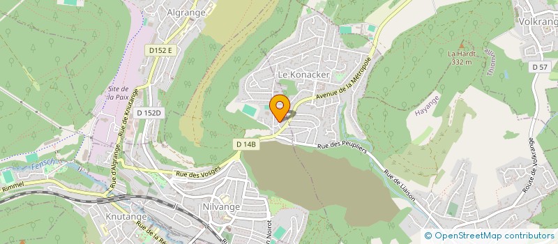 localisation de l'entreprise MADAME VALERIE GEYER  NILVANGE