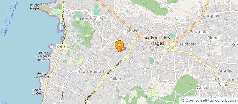 localisation de l'entreprise MADAME VALERIE GHIO à SIX-FOURS-LES-PLAGES