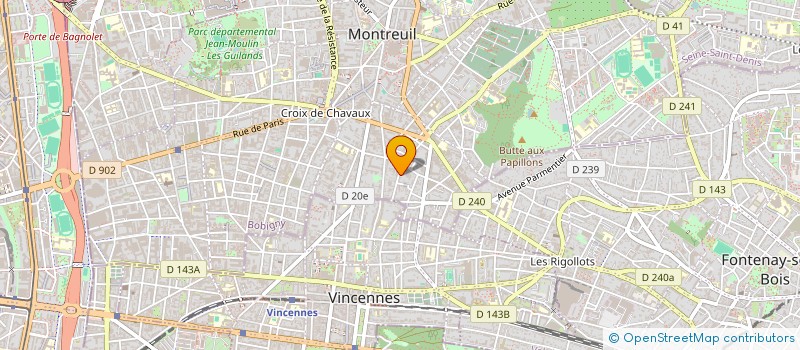 localisation de l'entreprise MADAME VALERIE GIARD à MONTREUIL