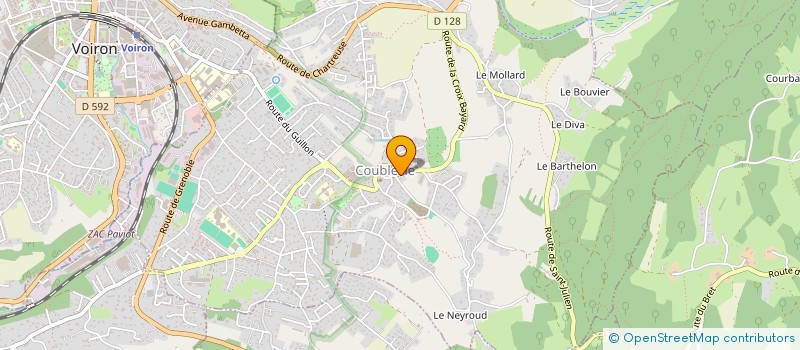 localisation de l'entreprise MADAME VALERIE GIAZZI  COUBLEVIE