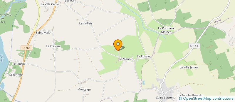 localisation de l'entreprise MADAME VALERIE GIGNAC  LOYAT