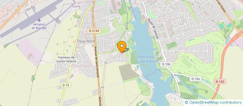 localisation de l'entreprise MADAME VALERIE GILBERT  BOURGES