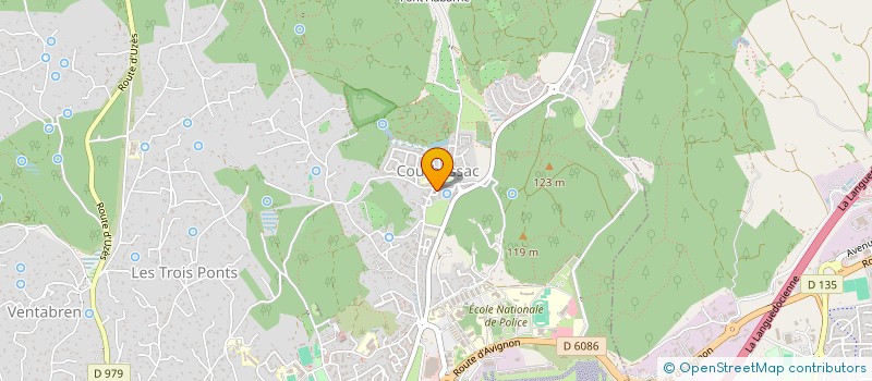 localisation de l'entreprise MADAME VALERIE GILLES  NIMES