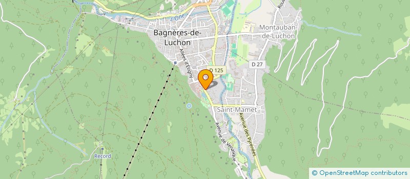 localisation de l'entreprise MADAME VALERIE GIMENEZ à BAGNERES-DE-LUCHON