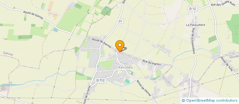 localisation de l'entreprise MADAME VALERIE GIMONNET à JARGEAU