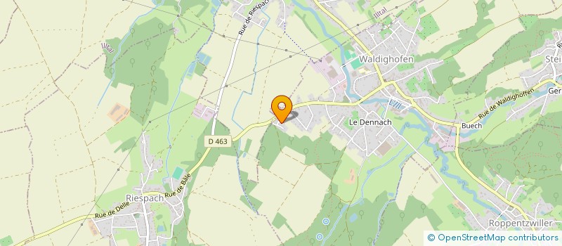 localisation de l'entreprise MADAME VALERIE GINDER  WALDIGHOFEN