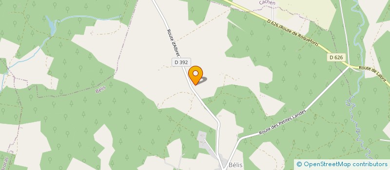 localisation de l'entreprise MADAME VALERIE GINOT  BELIS