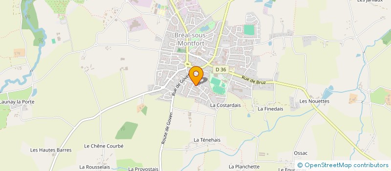 localisation de l'entreprise MADAME VALERIE GIRARD  BREAL-SOUS-MONTFORT