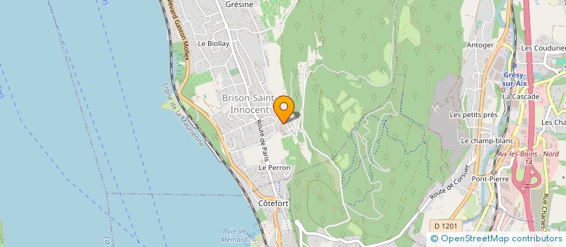 localisation de l'entreprise MADAME VALERIE GIRARDET  BRISON-SAINT-INNOCENT