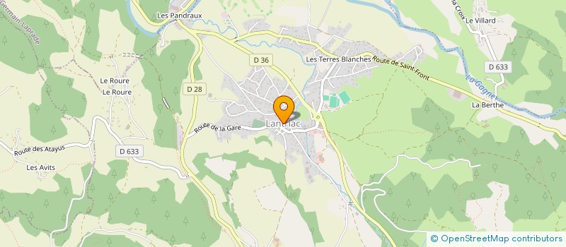 localisation de l'entreprise MADAME VALERIE GIRAUD à LANTRIAC