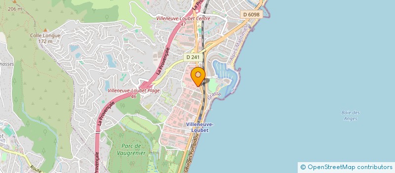 localisation de l'entreprise MADAME VALERIE GIROUD à VILLENEUVE-LOUBET