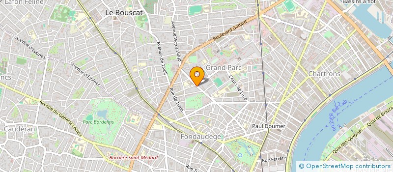 localisation de l'entreprise MADAME VALERIE GIROUSSENS  BORDEAUX