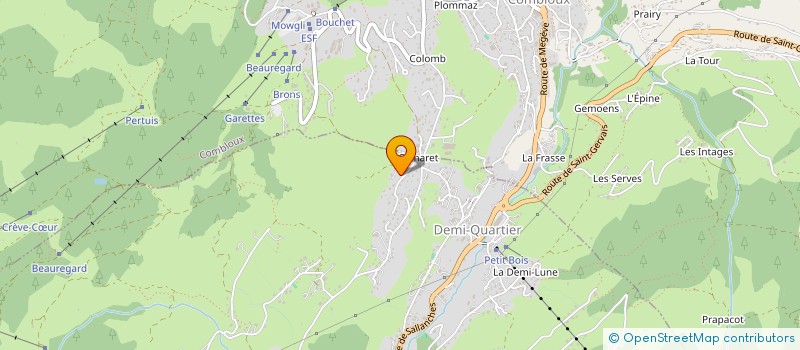 localisation de l'entreprise MADAME VALERIE GIROUX  DEMI-QUARTIER