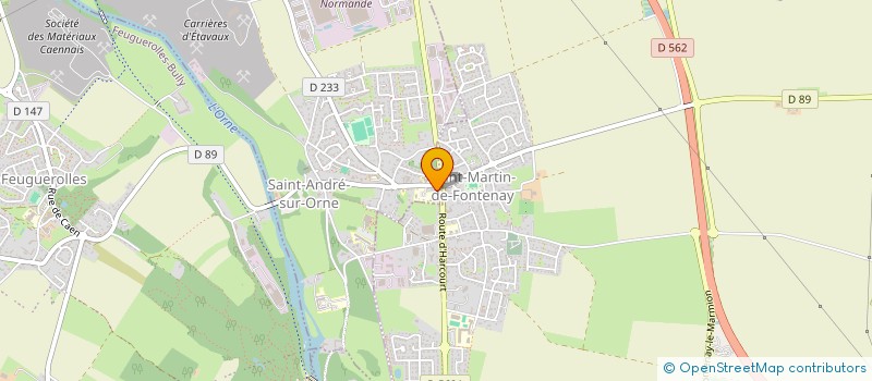 localisation de l'entreprise MADAME VALERIE GIRRES à SAINT-ANDRE-SUR-ORNE