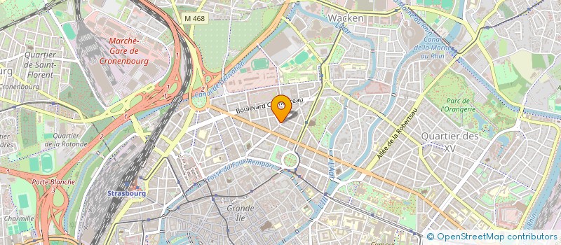 localisation de l'entreprise MADAME VALERIE GLETTY à STRASBOURG