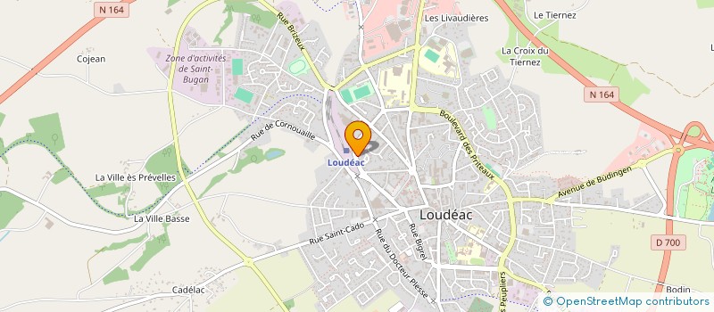 localisation de l'entreprise MADAME VALERIE GLON à LOUDEAC