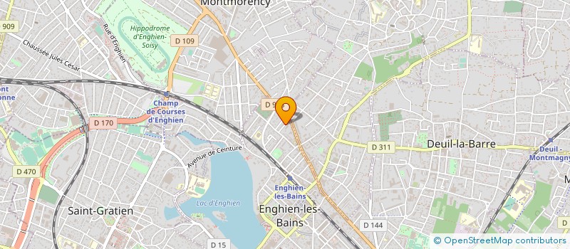 localisation de l'entreprise MADAME VALERIE GOBERT  ENGHIEN-LES-BAINS