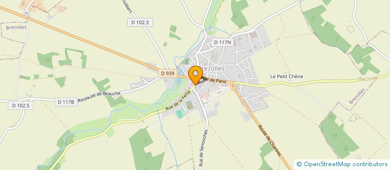 localisation de l'entreprise MADAME VALERIE GODEFROY à BREZOLLES
