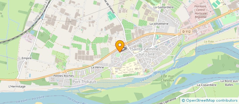 localisation de l'entreprise MADAME VALERIE GODET  SAINTE-GEMMES-SUR-LOIRE