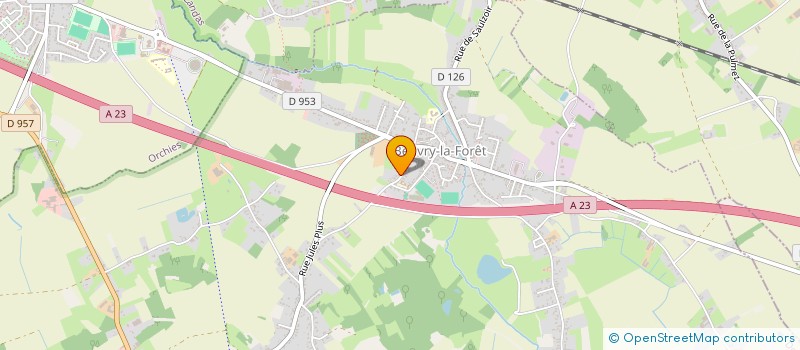 localisation de l'entreprise MADAME VALERIE GODFRIN  BEUVRY-LA-FORET