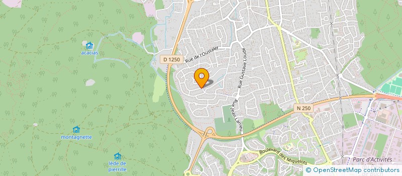 localisation de l'entreprise MADAME VALERIE GODIN  LA TESTE-DE-BUCH