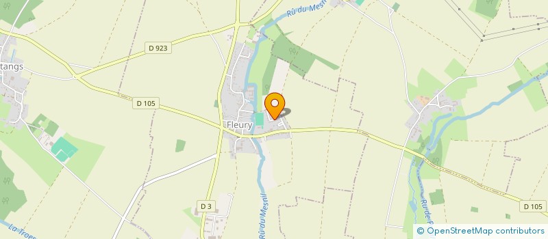 localisation de l'entreprise MADAME VALERIE GODRIE  FLEURY