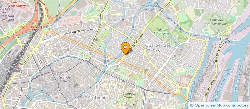 localisation de l'entreprise MADAME VALERIE GOETZ à STRASBOURG