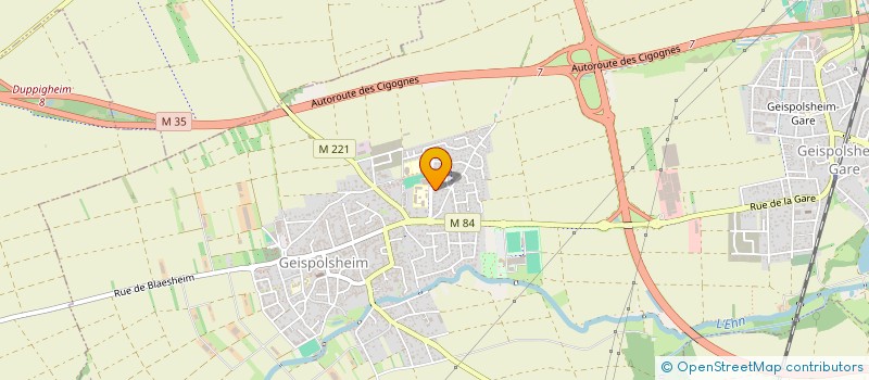 localisation de l'entreprise MADAME VALERIE GOETZ  GEISPOLSHEIM