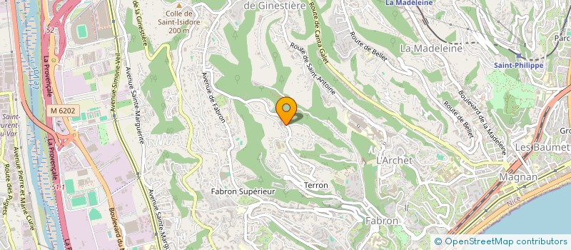 localisation de l'entreprise MADAME VALERIE GOLDBERG  NICE