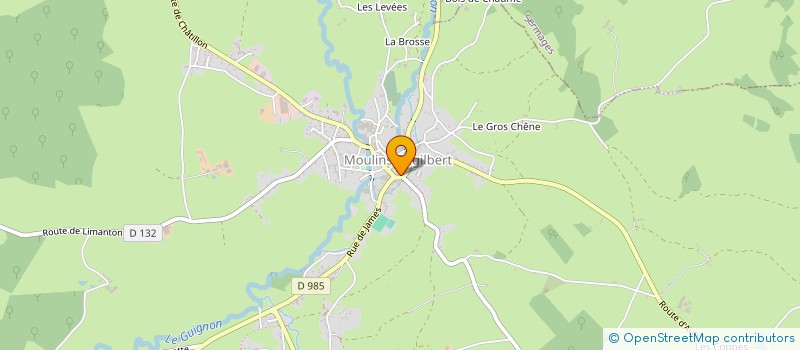 localisation de l'entreprise MADAME VALERIE GOMONT à MOULINS-ENGILBERT