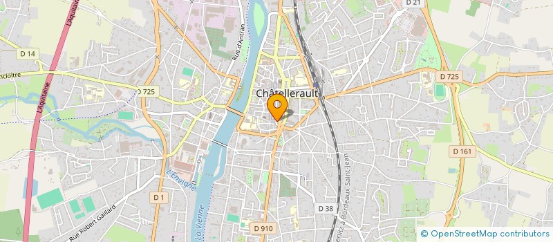 localisation de l'entreprise MADAME VALERIE GONDALLIER DE TUGNY à CHATELLERAULT
