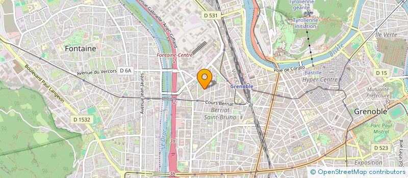 localisation de l'entreprise MADAME VALERIE GONDRAN à GRENOBLE