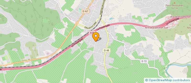 localisation de l'entreprise MADAME VALERIE GORI  VIDAUBAN