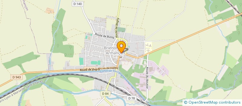 localisation de l'entreprise MADAME VALERIE GOUDON  BRIENON-SUR-ARMANCON