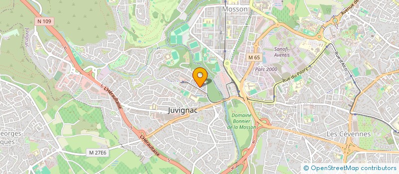 localisation de l'entreprise MADAME VALERIE GOUNON  JUVIGNAC