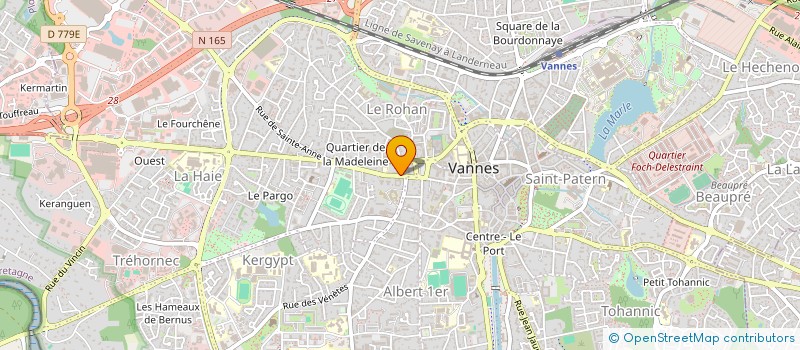 localisation de l'entreprise MADAME VALERIE GOURON à VANNES