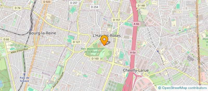 localisation de l'entreprise MADAME VALERIE GOZZI  L'HAY-LES-ROSES