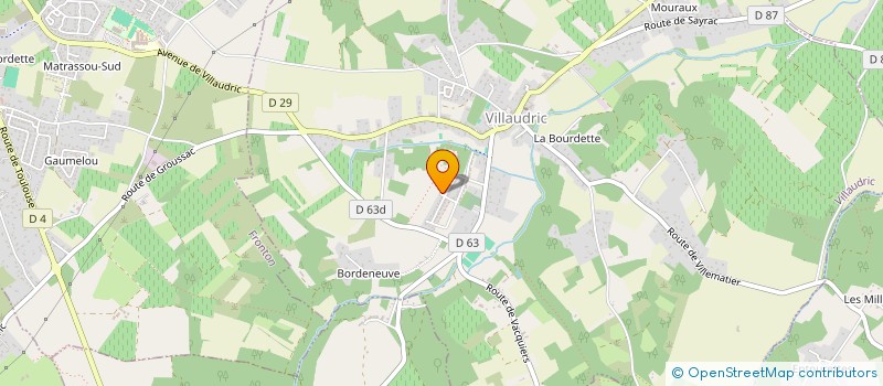 localisation de l'entreprise MADAME VALERIE GRAFF  VILLAUDRIC