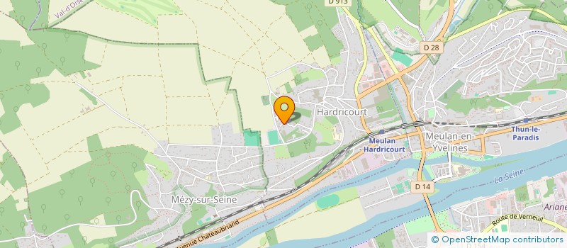 localisation de l'entreprise MADAME VALERIE GRAINDORGE  HARDRICOURT