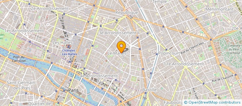 localisation de l'entreprise MADAME VALERIE GRAIS  PARIS