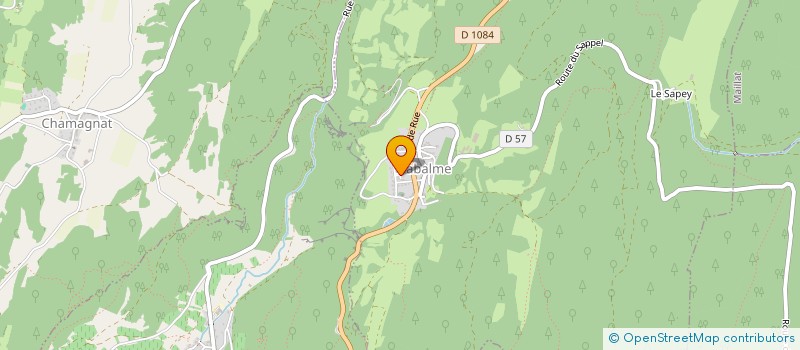 localisation de l'entreprise MADAME VALERIE GRAMAIN  LABALME