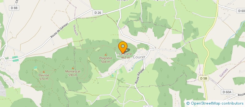 localisation de l'entreprise MADAME VALERIE GRANDHAIE  COURET